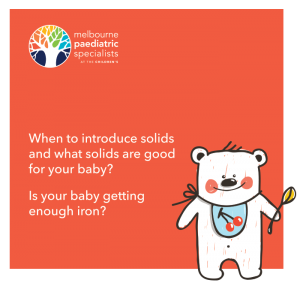 Infant Feeding - Is your baby getting enough iron?