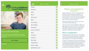 Kids Health Information App - The Royal Children's Hospital