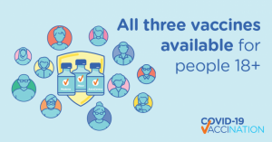 All approved vaccines now available to everyone 18 years and over